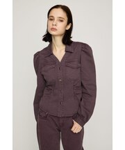 【SNSで話題!】DENIM PUFF SLEEVE シャツ