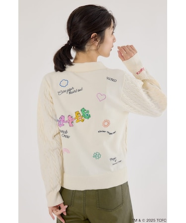 (Care Bears) モチーフジップカーディガン