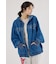 【UNISEX】(THRASHER) デニムフードブルゾン
