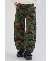 【UNISEX】SHARE PATTERNバレルスウェットパンツ