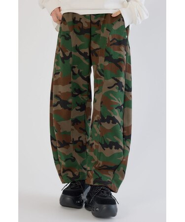 【UNISEX】SHARE PATTERNバレルスウェットパンツ