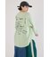 梨地VネックロングスリーブTシャツ