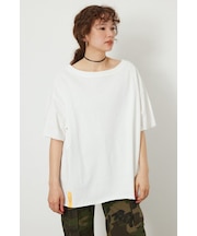 ピグメントルーズオフショルTシャツ