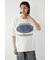 エンボスデニムロゴTシャツ
