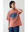 エンボスデニムロゴTシャツ