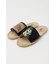 DENIM JUTE SANDAL