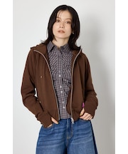 (UNISEX)SHARE スタンドネックジップパーカー