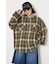 【UNISEX】フーディーチェックシャツ
