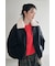 Suede look 2WAY ブルゾン