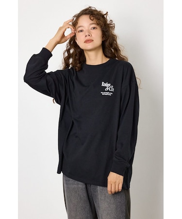 ホットフィットスタッズロゴロングTシャツ