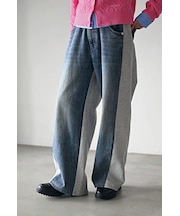 DENIM COMBO PANTS