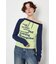 ワンショルラグランメッセージロングTシャツ