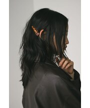 ニュアンスマーブルミニヘアクリップ