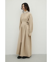 サイドバックルロングスリーブワンピース