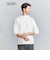 【WEB限定 WARDROBE SMART】クリア ガスコットン モックネック カットソー【抗菌・防臭】