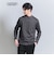 【WEB限定 WARDROBE SMART】クリア ガスコットン モックネック カットソー【抗菌・防臭】