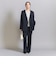 【WEB限定 Wardrobe DAILY MINIMAL】ダブルクロス カラーレスジャケット ウォッシャブル
