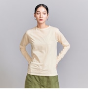 コットンナイロン天竺 シアー クルーネック Tシャツ