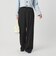 【WEB限定 Wardrobe DAILY MINIMAL】ダブルクロス タックワイドストレートパンツ ウォッシャブル