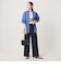【WEB限定 Wardrobe DAILY MINIMAL】ダブルクロス タックワイドストレートパンツ ウォッシャブル