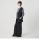 【WEB限定 Wardrobe DAILY MINIMAL】ダブルクロス リボンベルトジレ ウォッシャブル