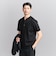 【WEB限定 WARDROBE SMART】クリア  ガスコットン ヘンリーネック カットソー【抗菌・防臭】
