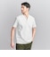 【WEB限定 WARDROBE SMART】クリア  ガスコットン ヘンリーネック カットソー【抗菌・防臭】