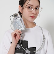 <ajew>PVC HEART PLANET POCKET iPhone16ケース