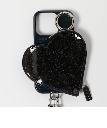 <ajew>PVC HEART PLANET POCKET iPhone16Proケース