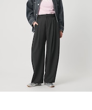 ポリエステルブレンド カーブパンツ