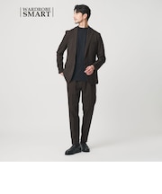 【WEB限定 WARDROBE SMART】LANATEC セットアップ/背抜きジャケット&イージーパンツ
