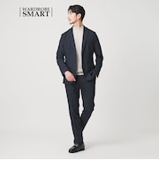 【WEB限定 WARDROBE SMART】LANATEC セットアップ/背抜きジャケット&イージーパンツ