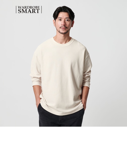 【WEB限定 WARDROBE SMART】エアリー カノコ カットソー 【抗菌・防臭】