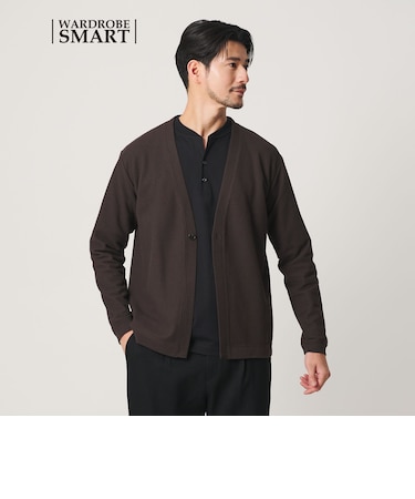 【WEB限定 WARDROBE SMART】エアリー カノコ カーディガン 【抗菌・防臭】