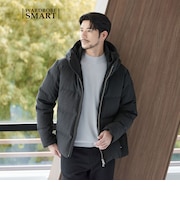 【WEB限定 WARDROBE SMART】LANATEC フード ダウンジャケット
