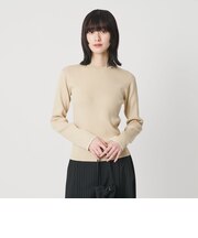 コットンブレンド リブライン ニットプルオーバー ウォッシャブル