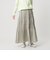 レーヨンブレンド シャーリング ロングスカート