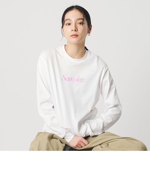 【別注】<Samplee>プリント ロングスリーブTシャツ