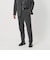 ブラッシュド ツイル ワンプリーツ テーパード イージーパンツ NO.5 セットアップ対応可能