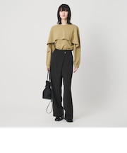 【WEB限定 Wardrobe DAILY MINIMAL】ダブルクロス ラップパンツ ウォッシャブル