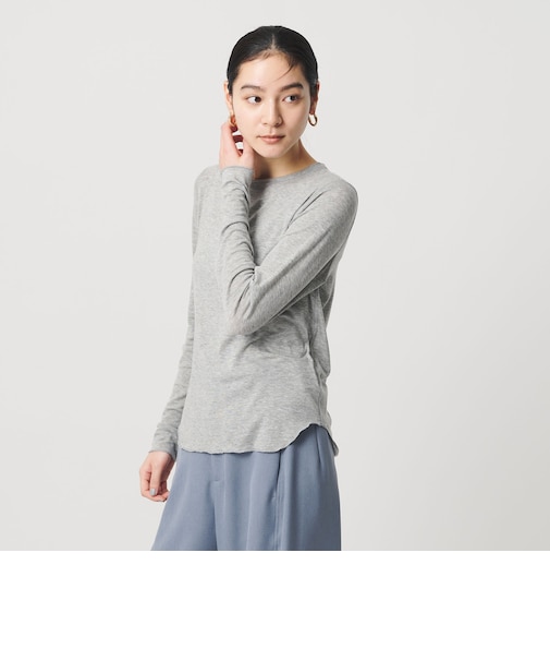 セルロースブレンド クルーネックカットソー