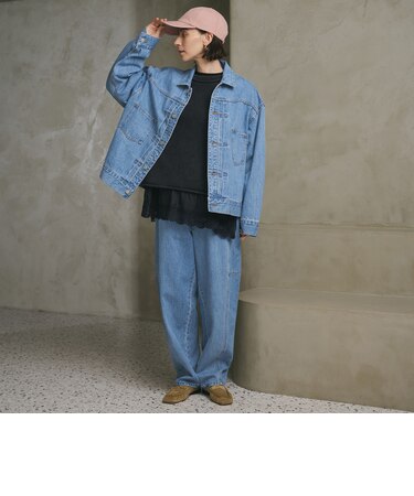 【WEB限定】カーブ デニムパンツ