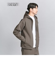 【WEB限定 WARDROBE SMART】ダブルニット ジップパーカー/セットアップ対応【抗菌・防臭】