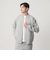 【WEB限定 WARDROBE SMART】ダブルニット ジップブルゾン/セットアップ対応【抗菌・防臭】
