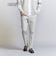 【WEB限定 WARDROBE SMART】ダブルニット ノープリーツ スラックス パンツ/セットアップ対応 【抗菌・防臭】