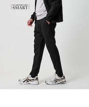 【WEB限定 WARDROBE SMART】ダブルニット イージーパンツ/セットアップ対応【抗菌・防臭】