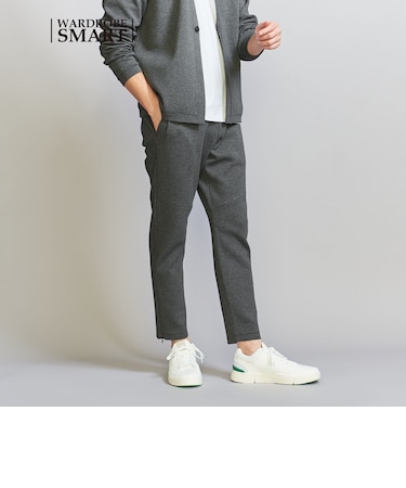 【WEB限定 WARDROBE SMART】ダブルニット イージーパンツ/セットアップ対応【抗菌・防臭】
