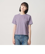 <NICE WEATHER>ウィメンズ ボーダー ショートスリーブ Tシャツ