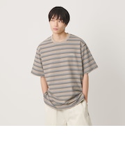<NICE WEATHER>ボーダー ショートスリーブ Tシャツ