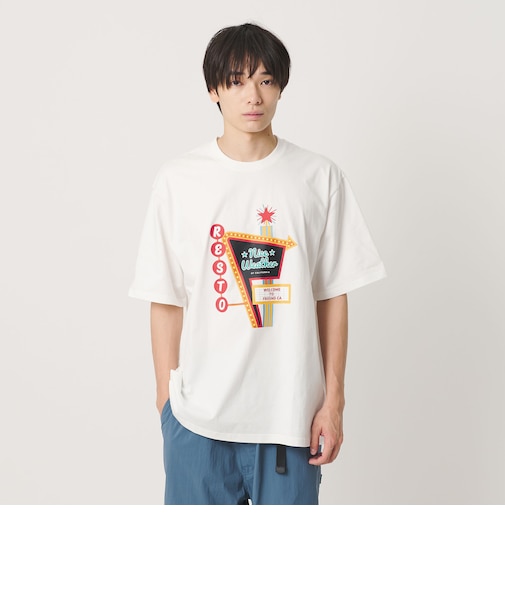 <NICE WEATHER>FRESNOプリント Tシャツ